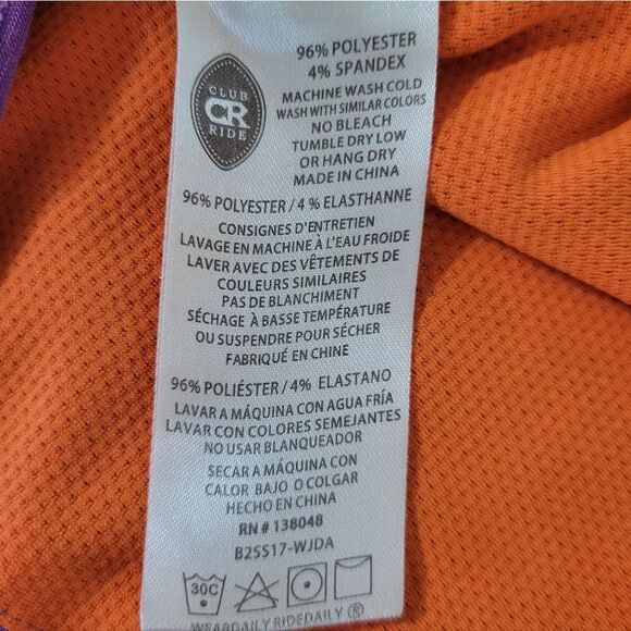 Club Ride Women's Deer Abby Purple Short Sleeve Techical Riding Jersey - Picture 12 of 14